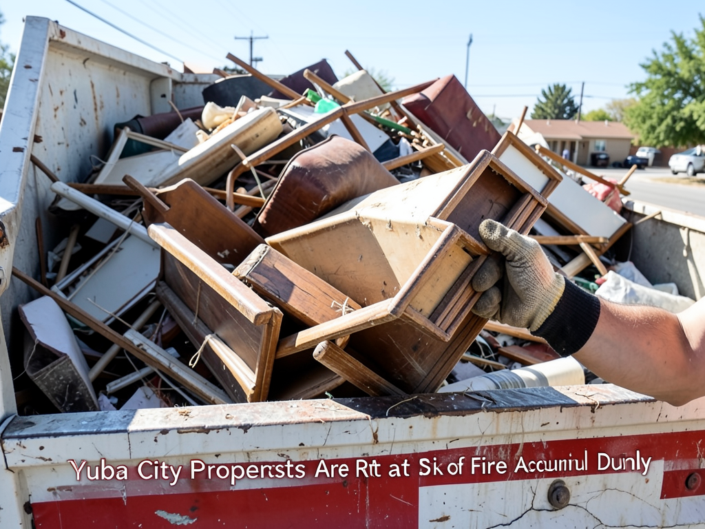 Yuba City Properties Are at Risk of Fire Due to Accumulated Junk in Yuba City