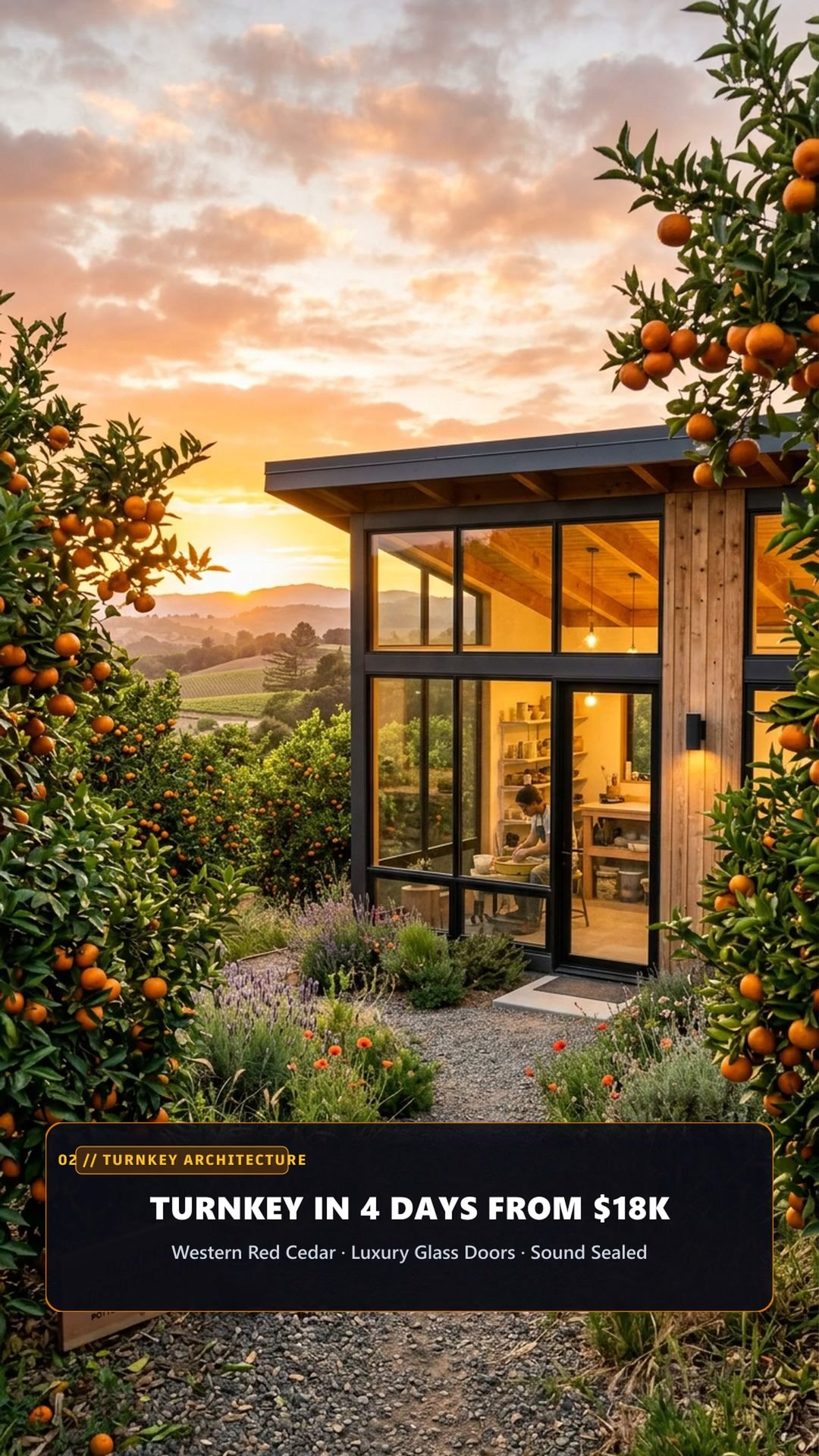 15x8 Modern Farmhouse Den & Creative Clubhouse - Clerestory Sunlight & Physical Exhale