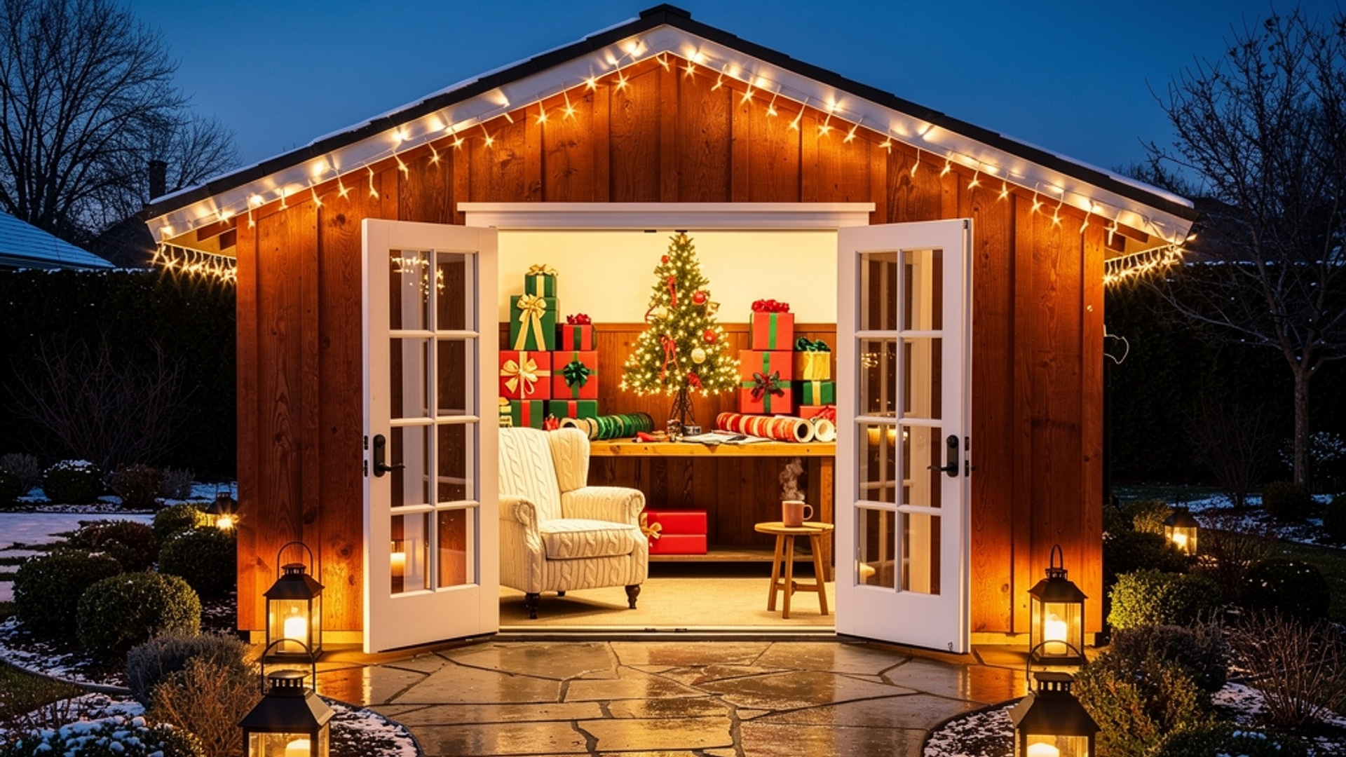 Santa's Secret Workshop: The 15x8 December Gift-Wrapping & Holiday Chalet in Yuba City