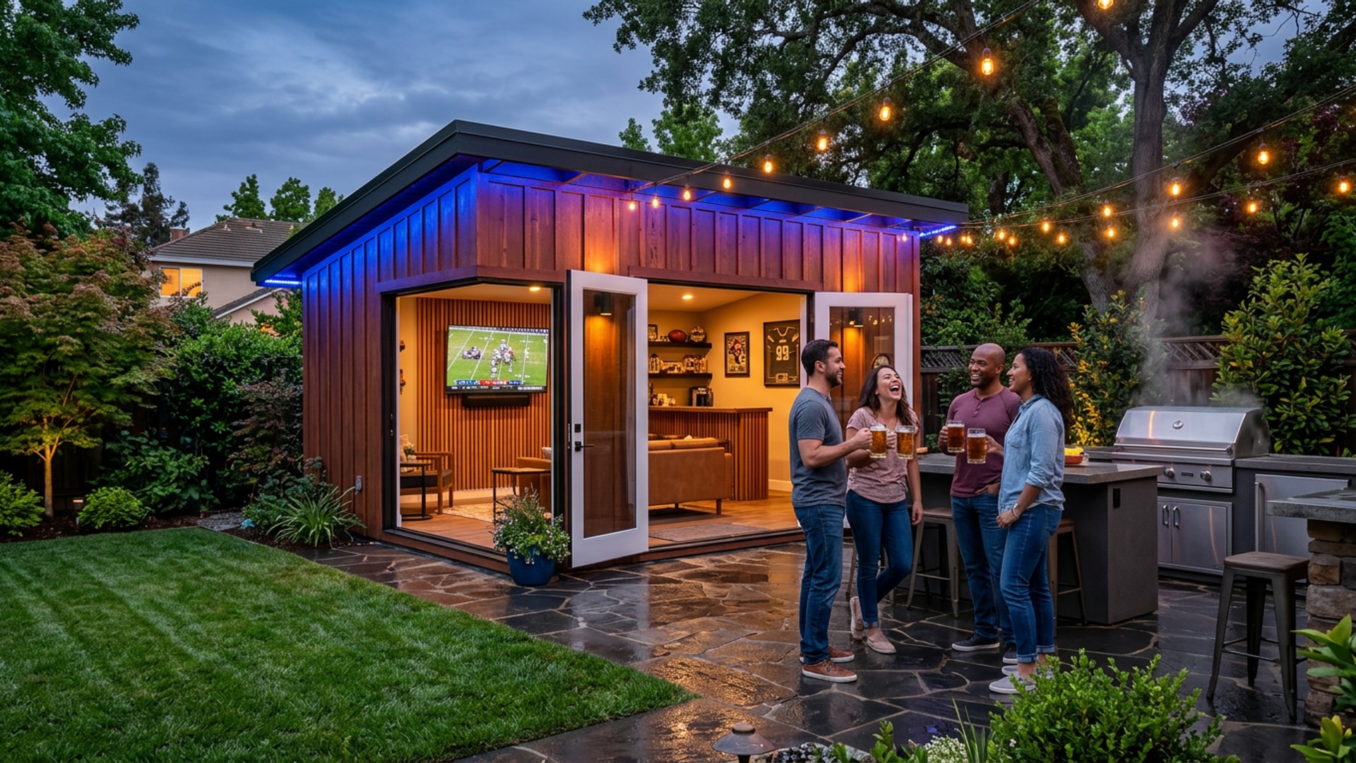 The Sunday Showdown: How a Turnkey 15x8 Sports Den Reclaims Game Day in Yuba City