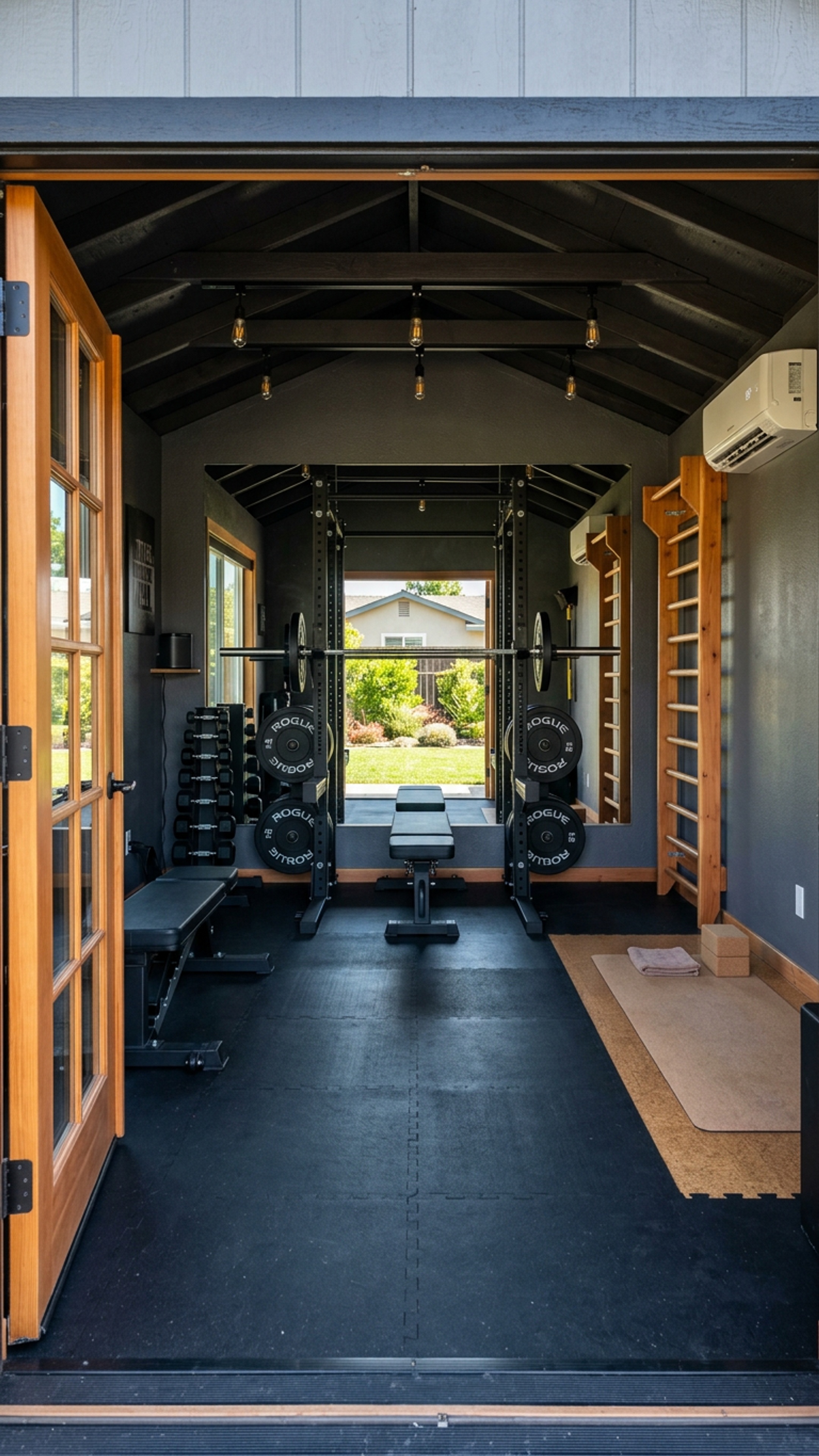 The Iron Citadel Strength Studio (15x8 Mono Slope) Interior Reveal