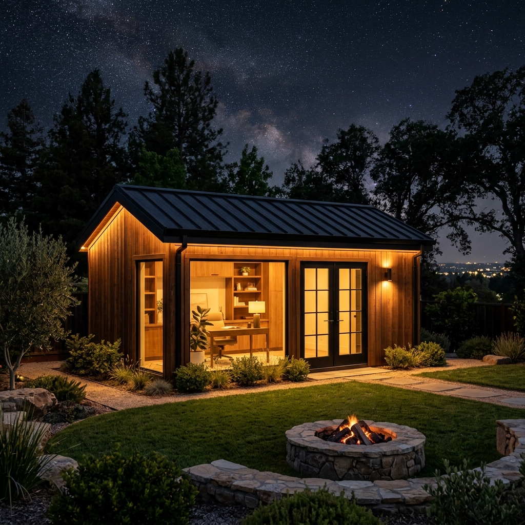 The 15x8 Executive Retreat: Creating an Off-Grid Executive Lounge & Private Meeting Suite in Yuba City in Yuba City