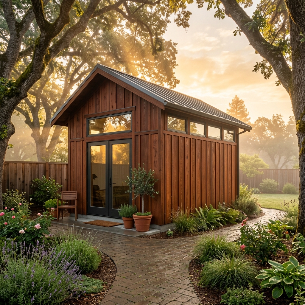 The Sutter Studio 10x12 at Morning Sunrise in Yuba City
