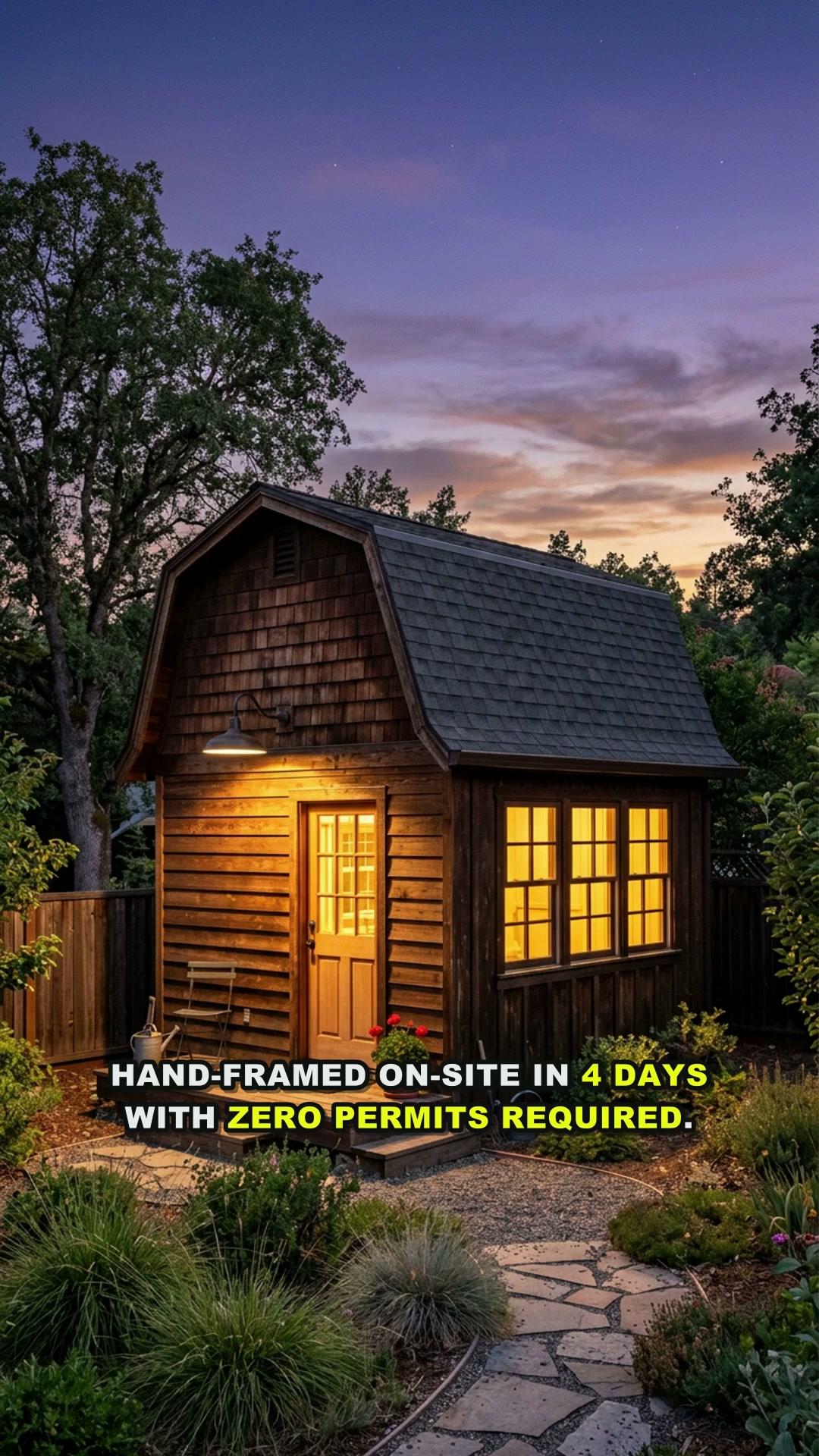 The Ultimate Backyard Workshop & Man Cave Sanctuary (120 Sq Ft)