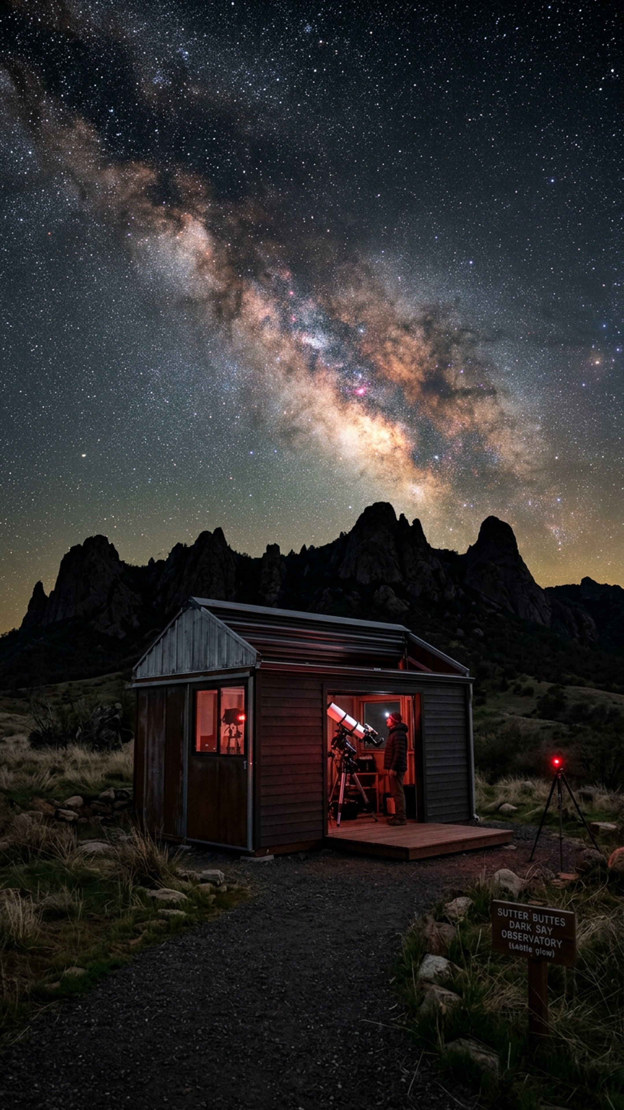 The Sutter Buttes Astronomy Observatory & Star-Gazing Den