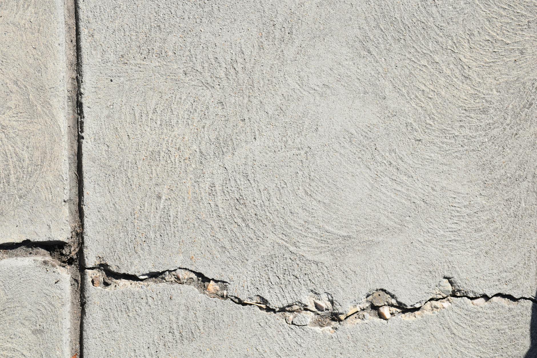 Boxpro Express handyman services repairing a cracked driveway in Yuba City