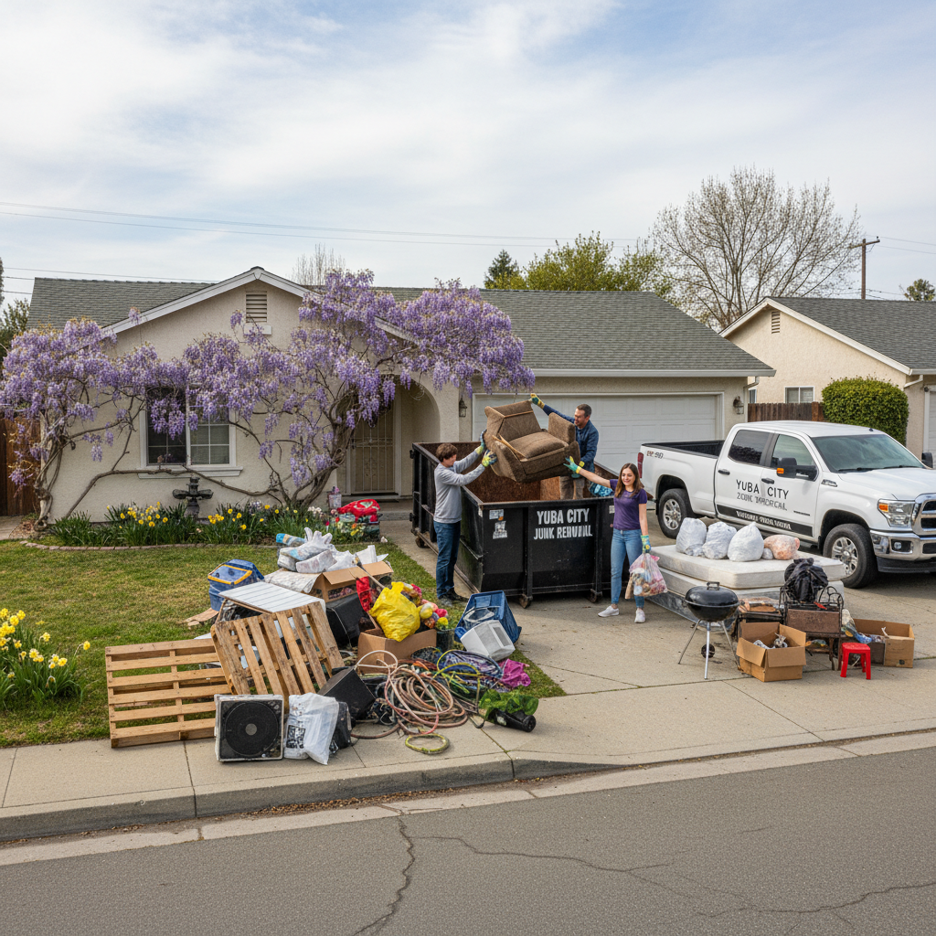 Get Ready for Spring Break: Ensuring a Safe and Clean Home Environment in Yuba City with Professional Junk Removal in Yuba City