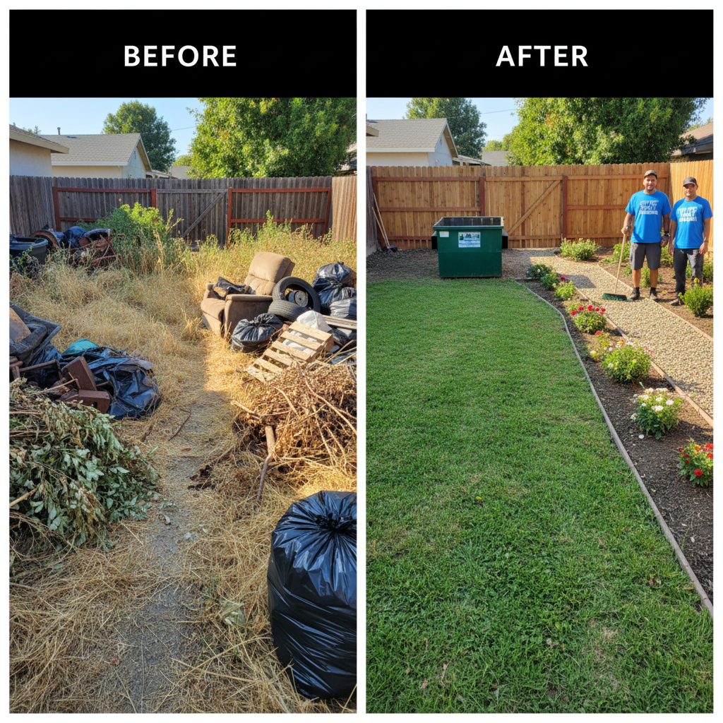 Quick Yard Cleanup Yuba City: Transform Your Outdoor Space in No Time in Yuba City