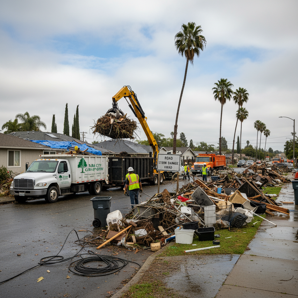 Storm Damage Junk Removal in Yuba City: Fast Cleanup to Protect Your Property in Yuba City