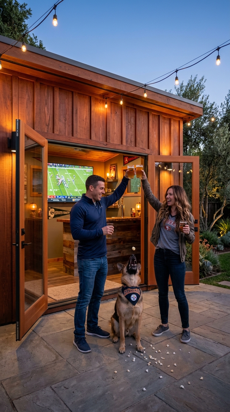 The 15×8 Sports Den & Man Cave in Plumas Lake, CA