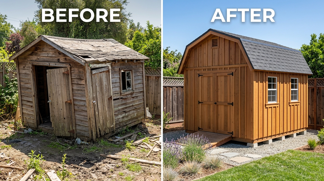 Common Shed Mistakes in Yuba City (And How to Avoid Them)