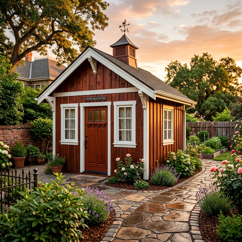 Sierra Heritage 10x12 craftsman gable shed in Marysville CA