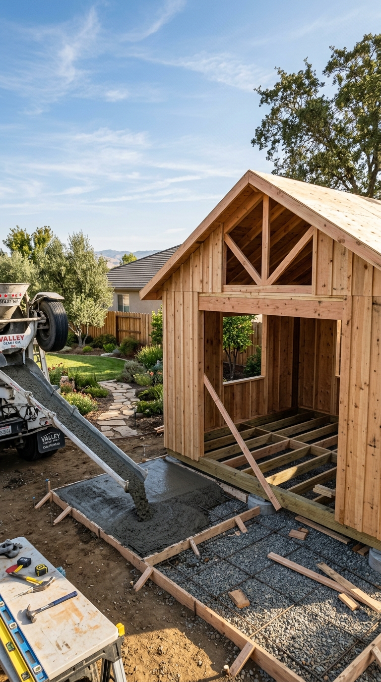 High-Volume Backyard Sheds in Plumas Lake, CA: The Valley Vault