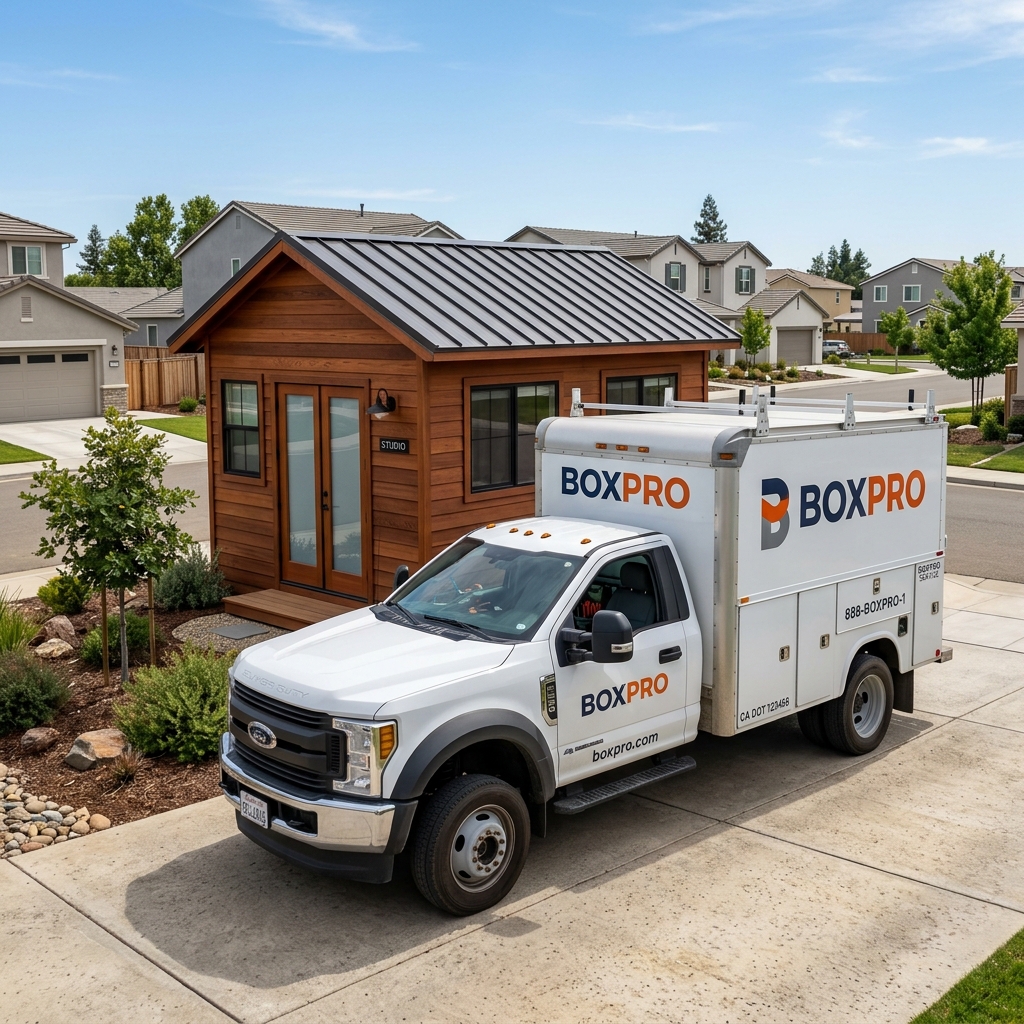Boxpro Express service truck in Wheatland CA