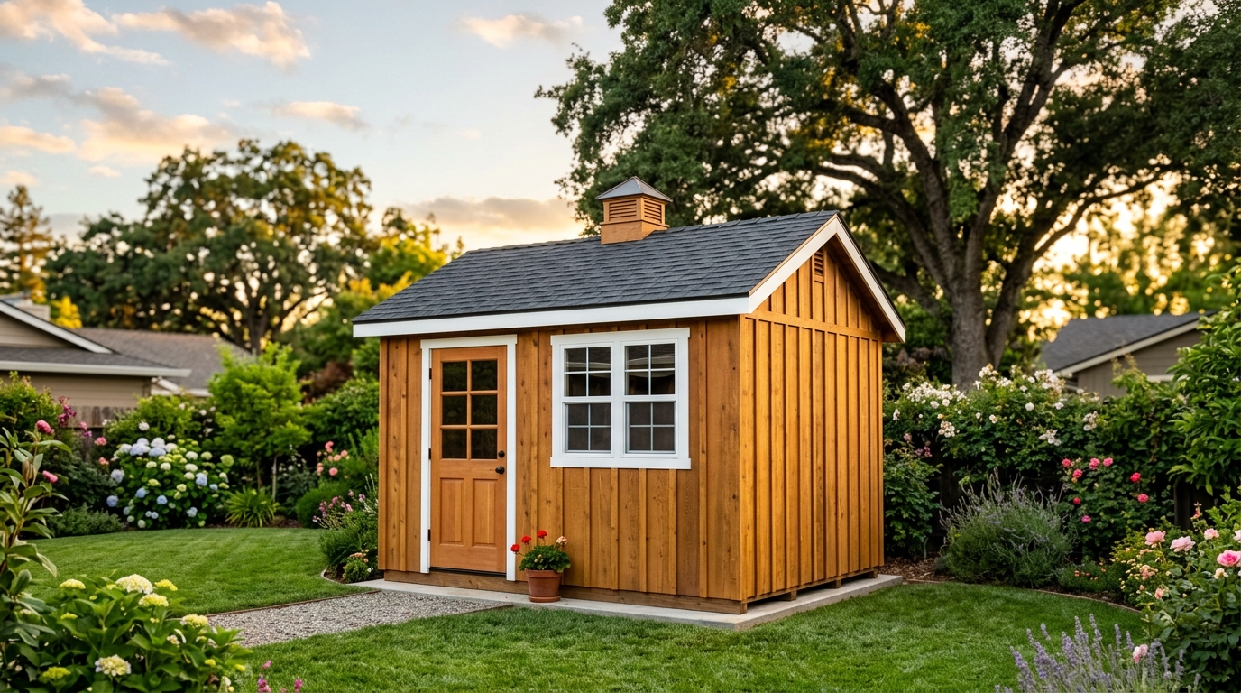Yuba City Shed Permit Guide 2026: The 120 Sq Ft Exemption Rule
