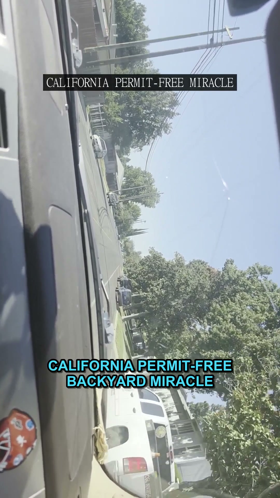 California CRC R105.2: The Permit-Free Backyard Miracle