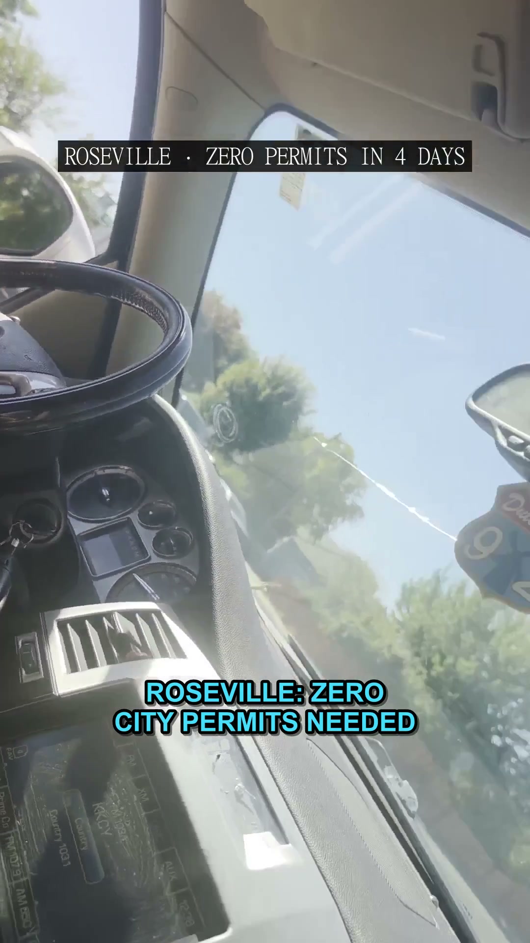 Roseville CA: Hand-Framed in 4 Days (Zero City Permits)