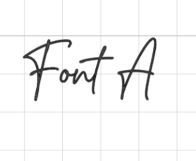 Font A