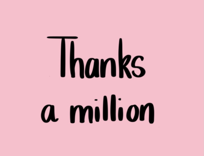 Thanks a million
