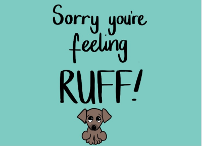 Sorry you're feeling Ruff 