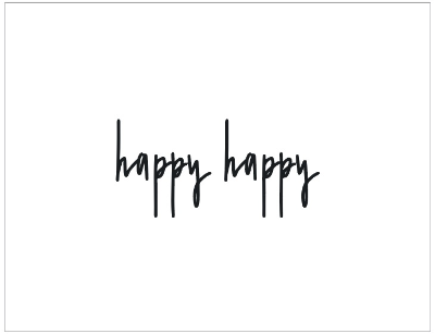 HAPPY HAPPY
