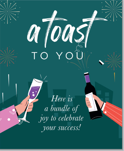 a toast to you