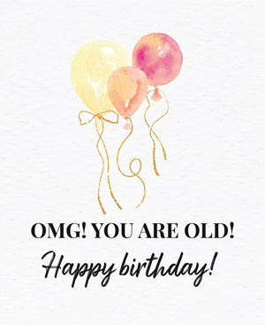 Omg you are old Happy Birthday WMNT