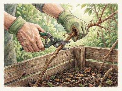 Why Tough Summer Stems Belong in Your Compost