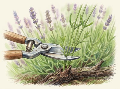 Trimming Lavender After Summer Blooms Fade