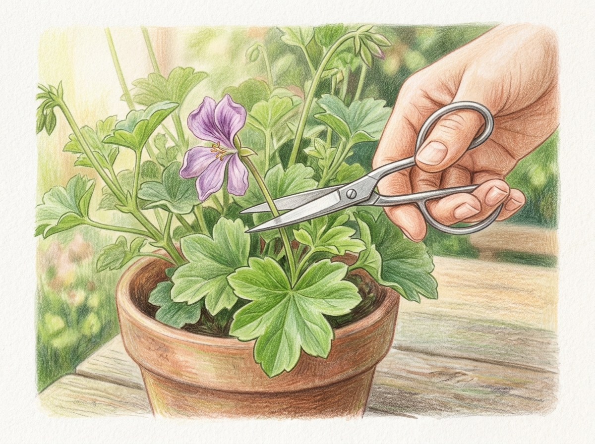 Snip Tired Container Blooms for Fresh Flowers