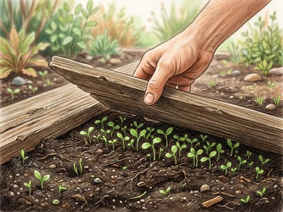 Sow Seeds Deeper in Late Summer
