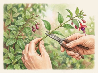 Take Softwood Cuttings from Fuchsias