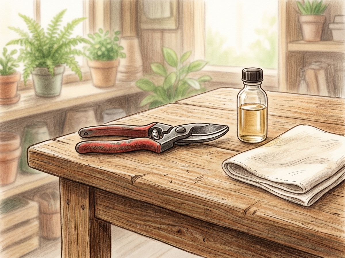 Clean and Oil Your Garden Shears