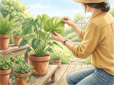 Check Outdoor Houseplants for Pests