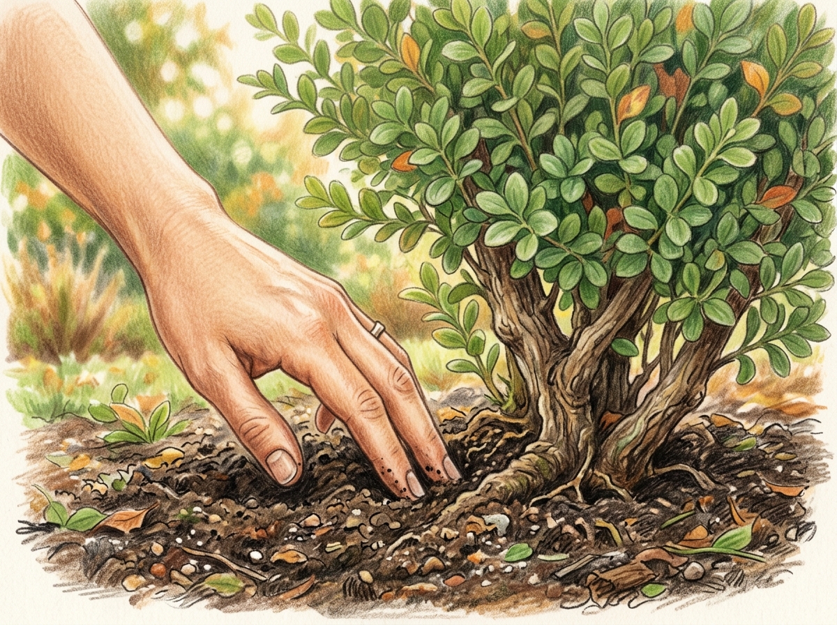 Water Established Shrubs Less Often
