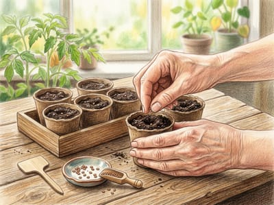 Sow Tomato Seeds Indoors