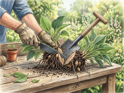 Divide Spring Perennials for Free Plants