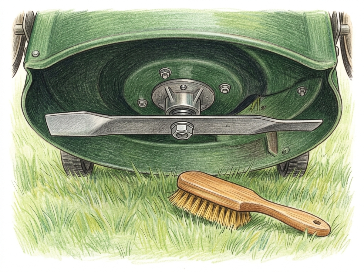 Clean Lawnmower Blades Before Autumn Storage