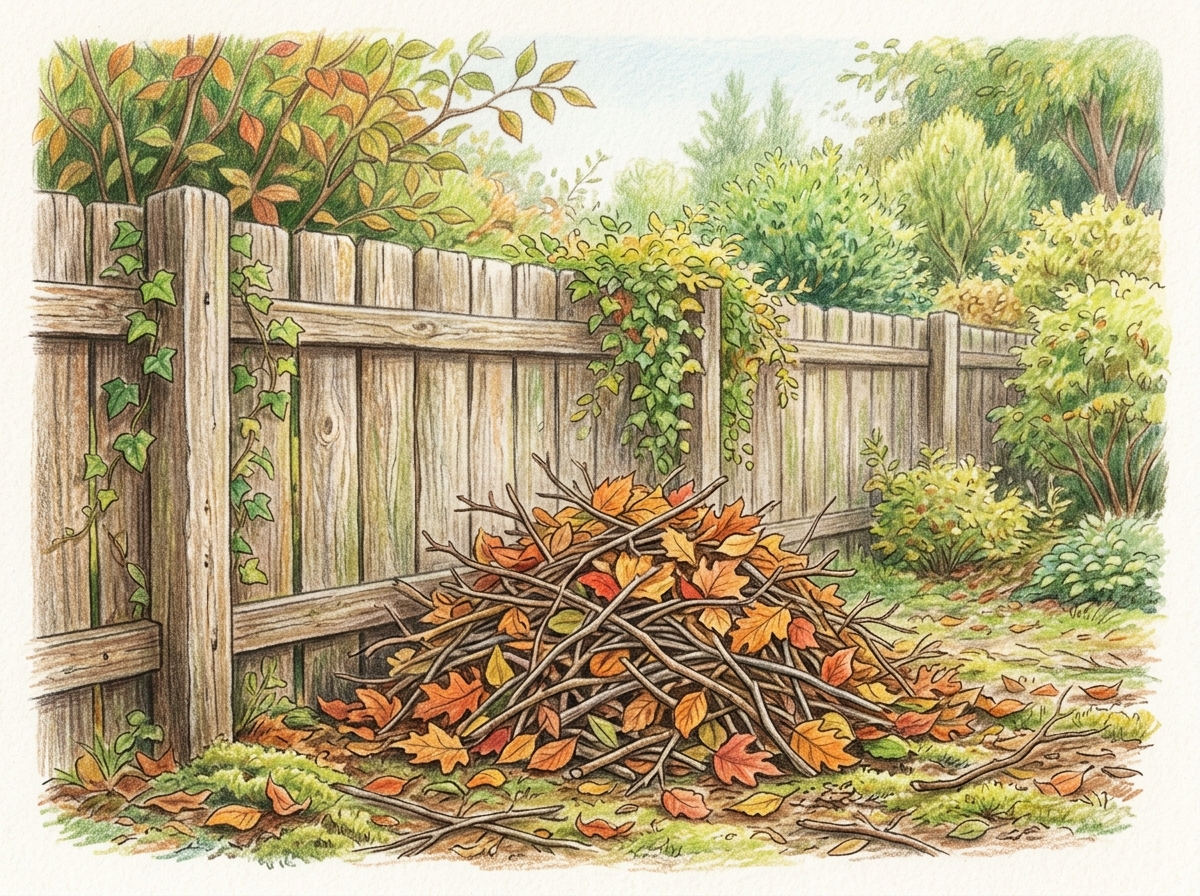Create a Quiet Shelter for Hibernating Wildlife