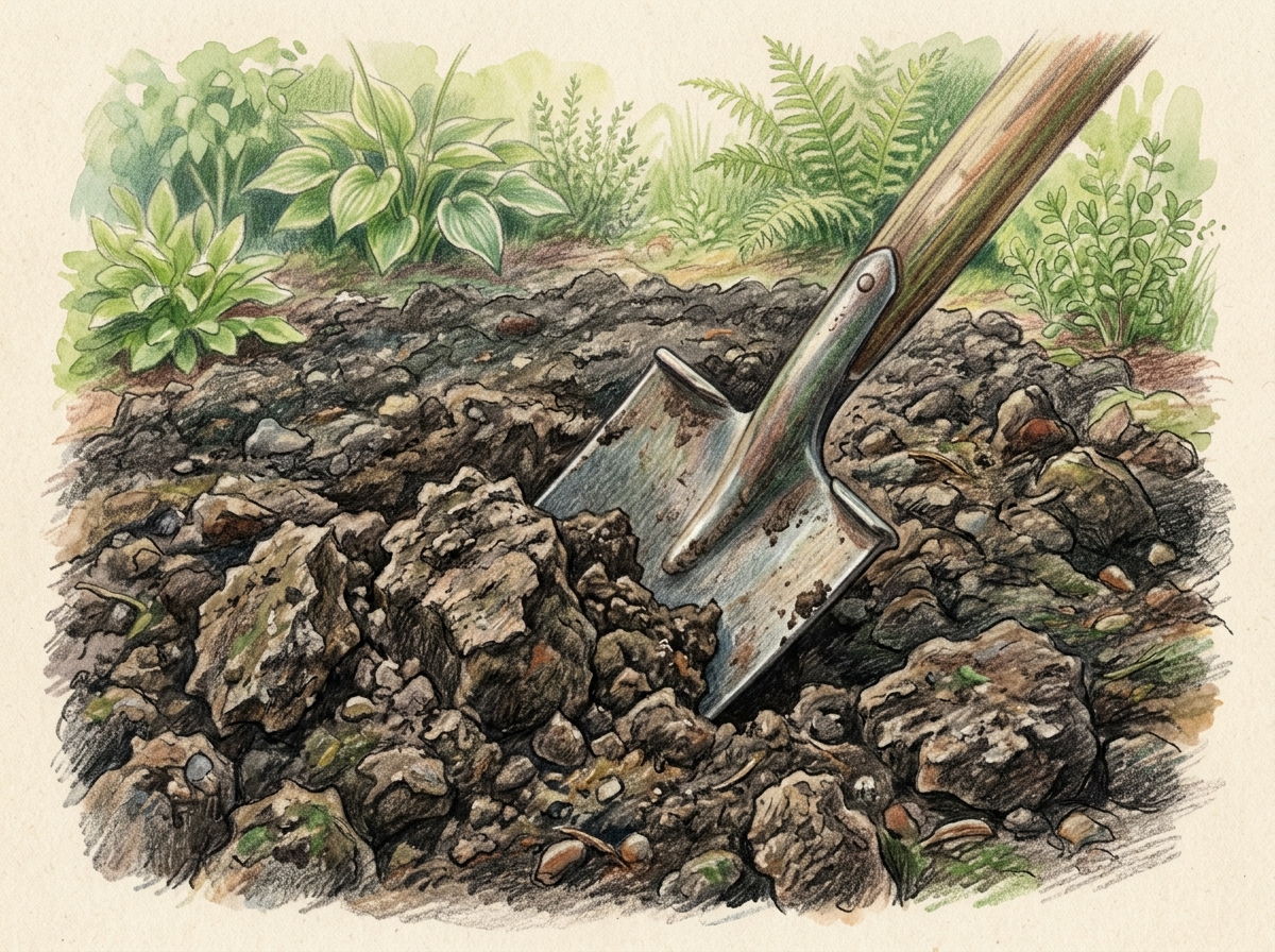 Dig Manure into Clay Before Winter