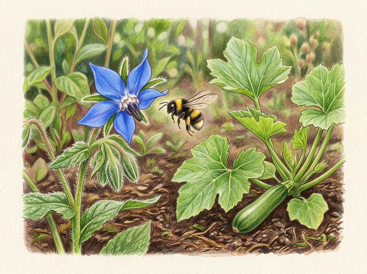 Why Plant Flowers Next to Your Vegetables?