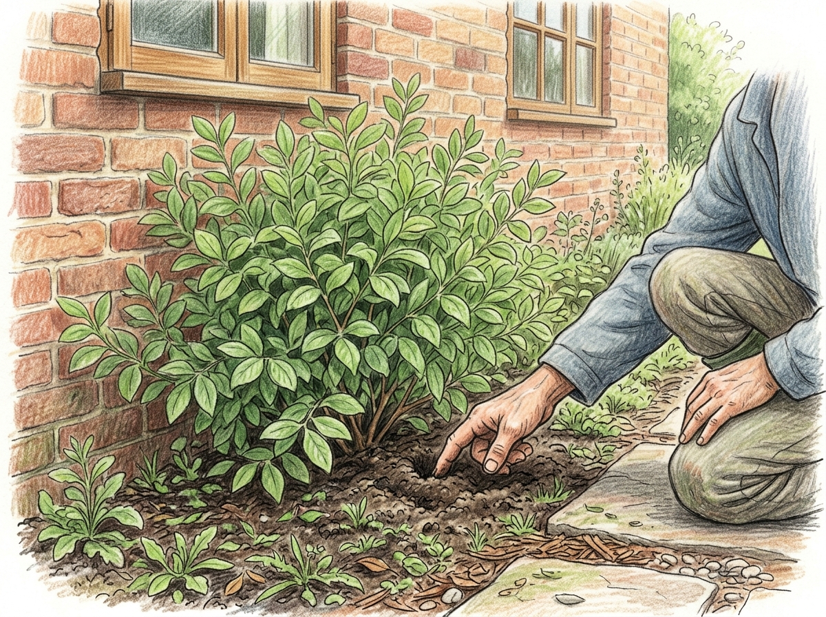 Check Soil Moisture Under Eaves