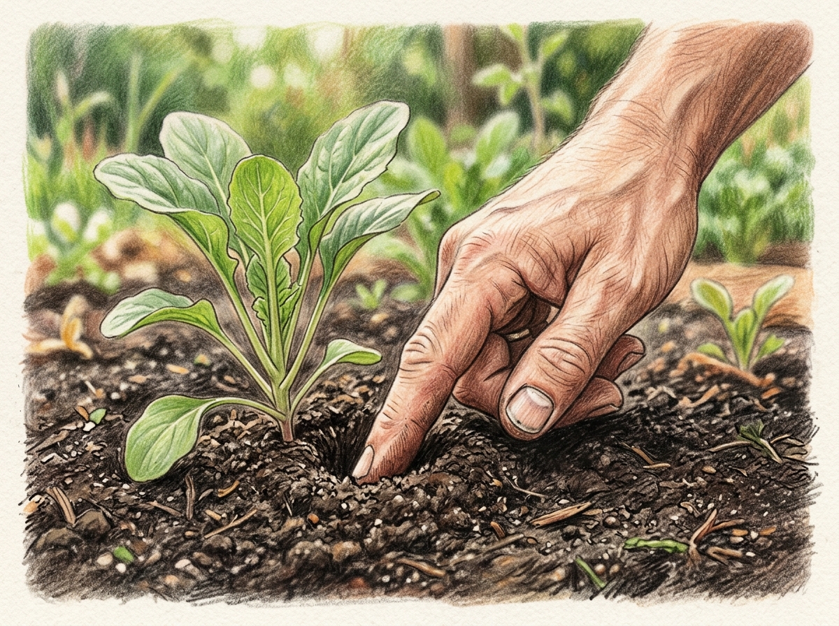 Test Your Garden Soil with the Knuckle Depth Check