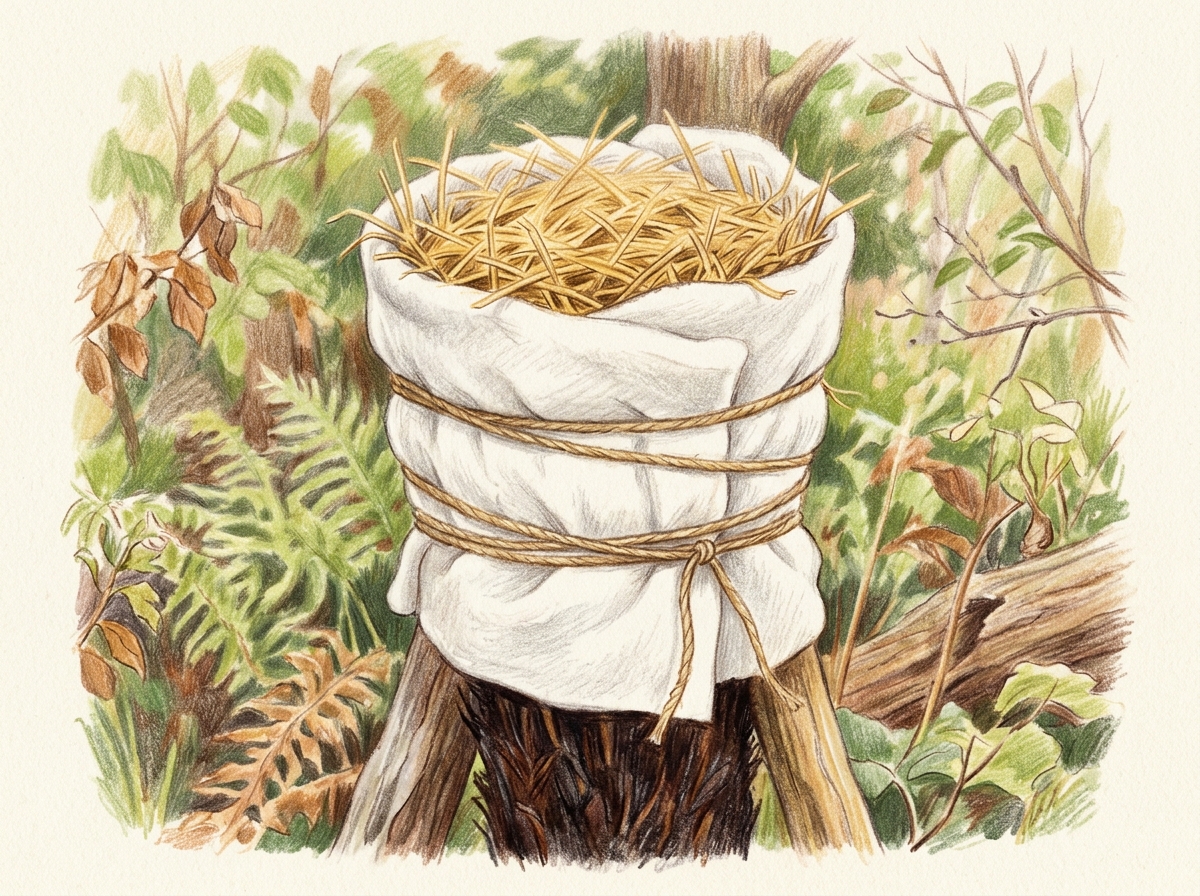 Wrap Tender Plants in Fleece for Winter