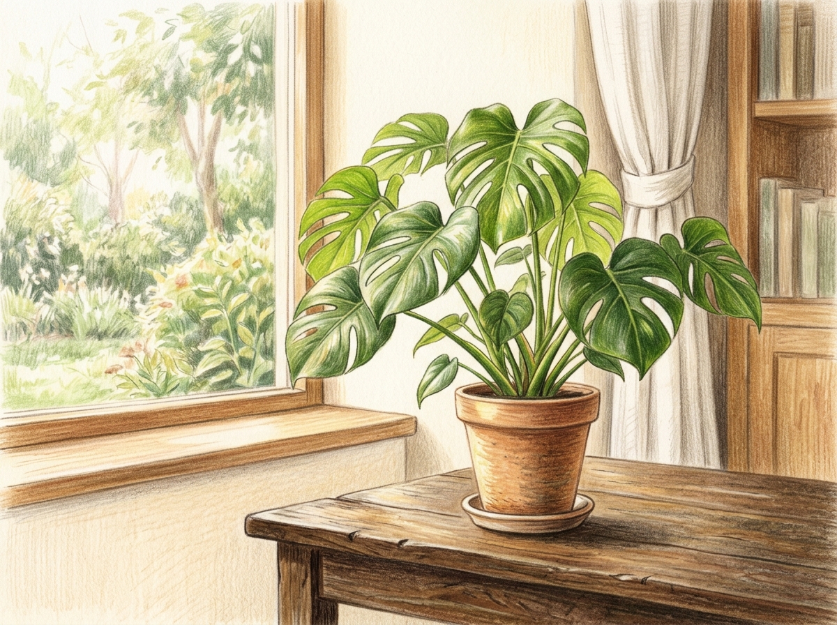 Move Indoor Plants Away from Bright Windows
