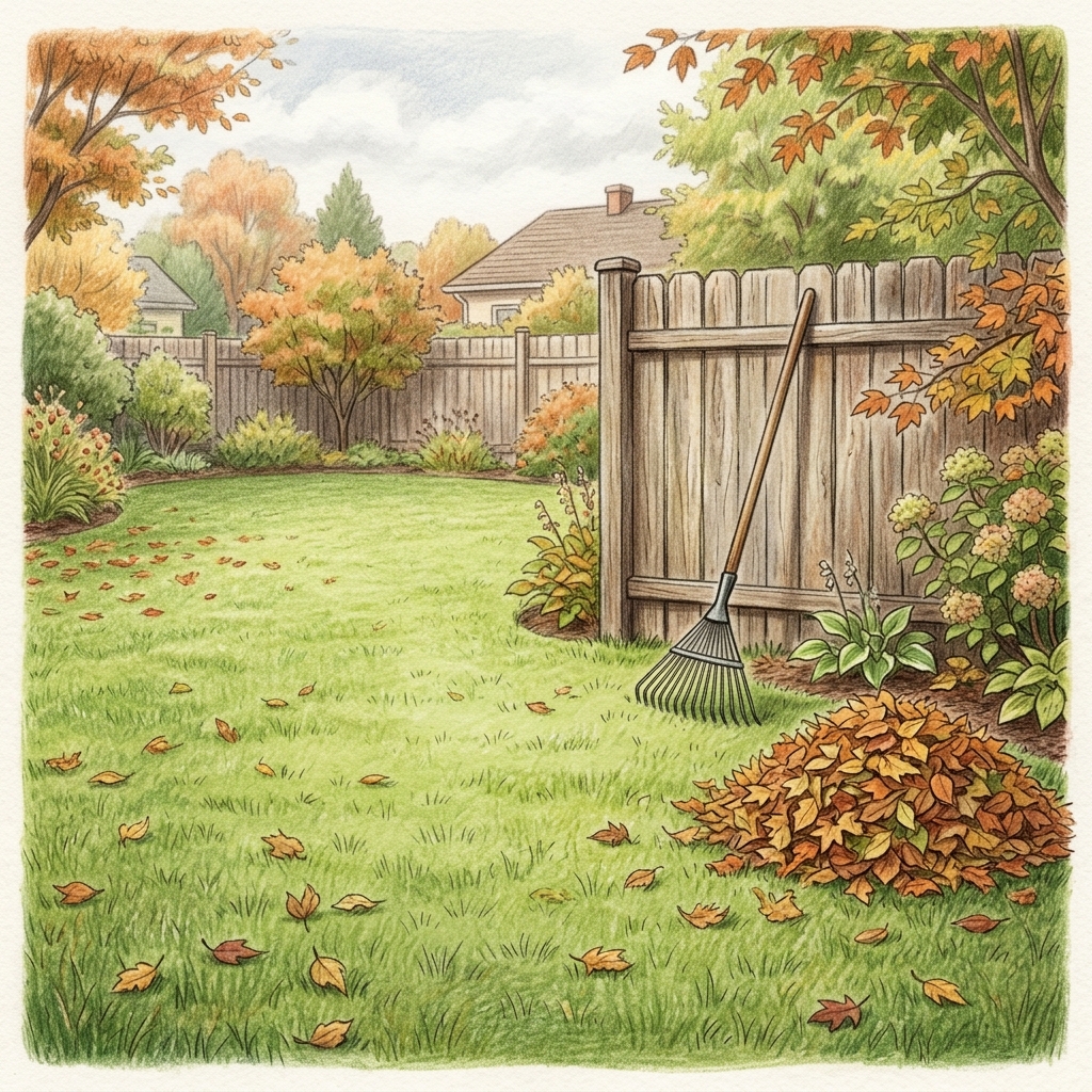 A garden at this time of year