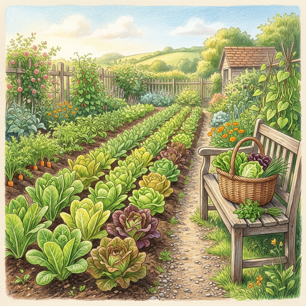 A garden at this time of year