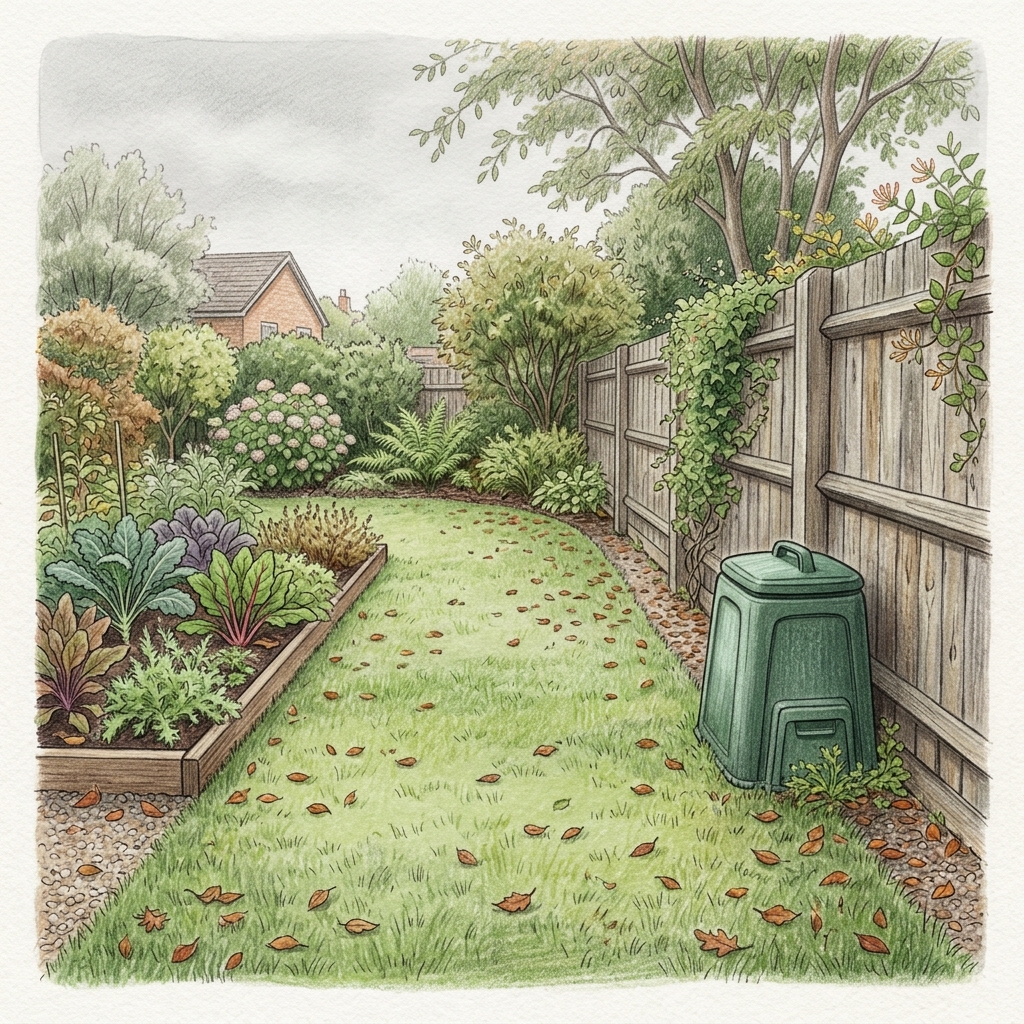 A garden at this time of year