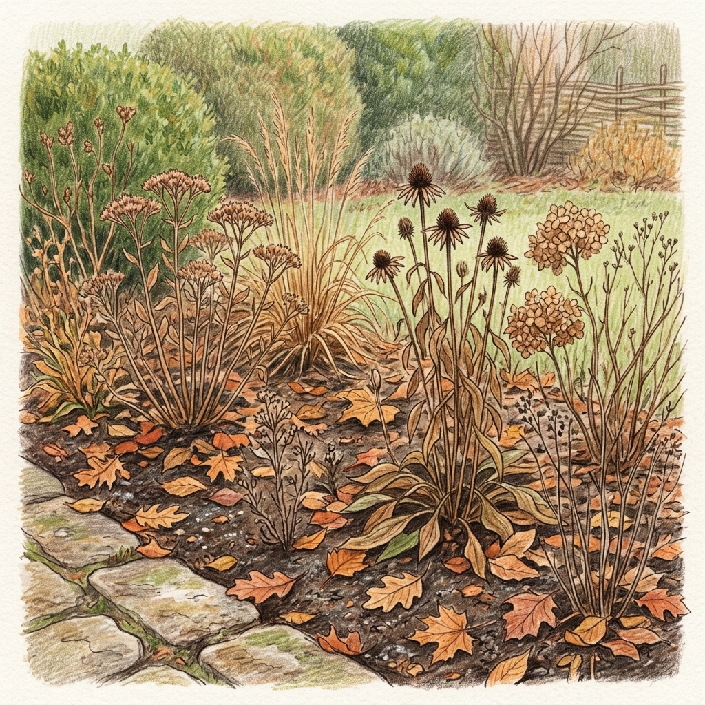 A garden at this time of year