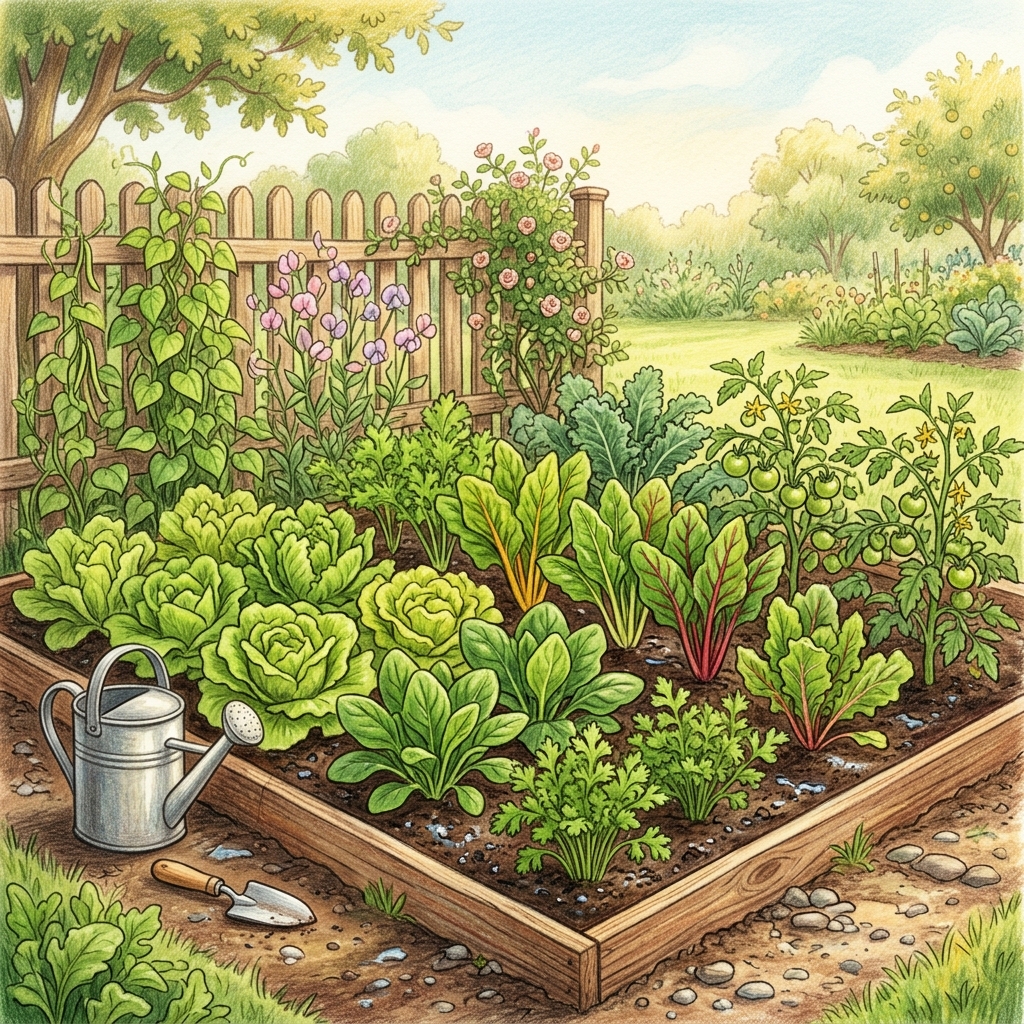 A garden at this time of year